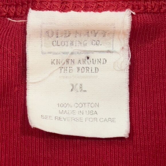 RARE! Vintage 1994 Old Navy Long Sleeve Heart Hope T-Shirt Made in USA Womens XL - Picture 3 of 6